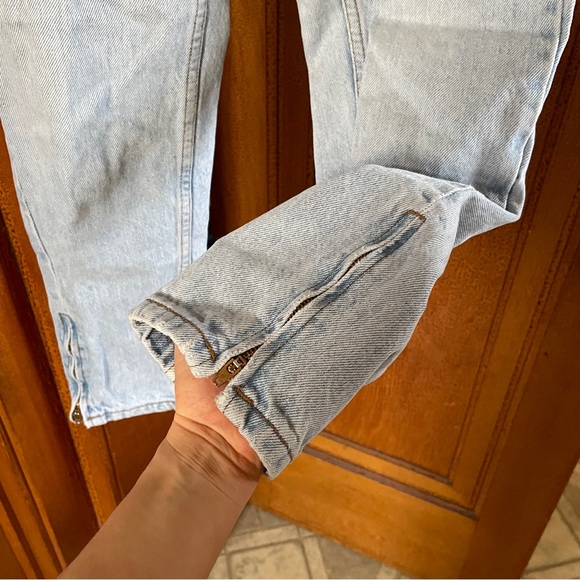 GUESS by Georges Marciano light Jeans Style 1015 Womens 29 Zip Ankle USA vintage - Picture 5 of 6